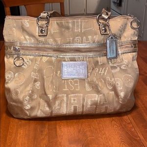 Gold Coach Poppy Bag